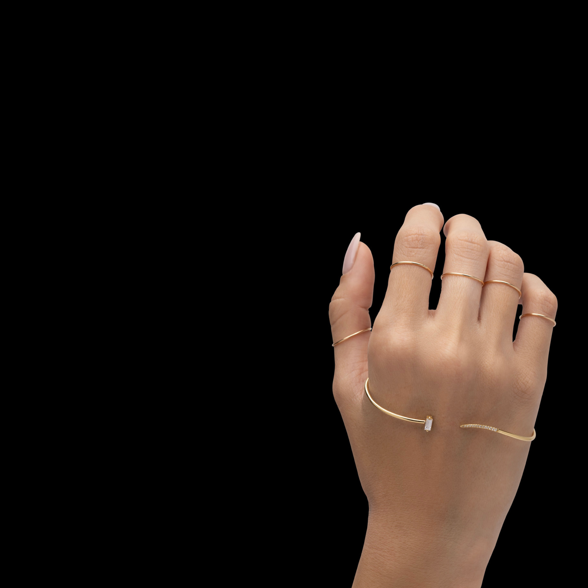 Almaz Palm Cuff